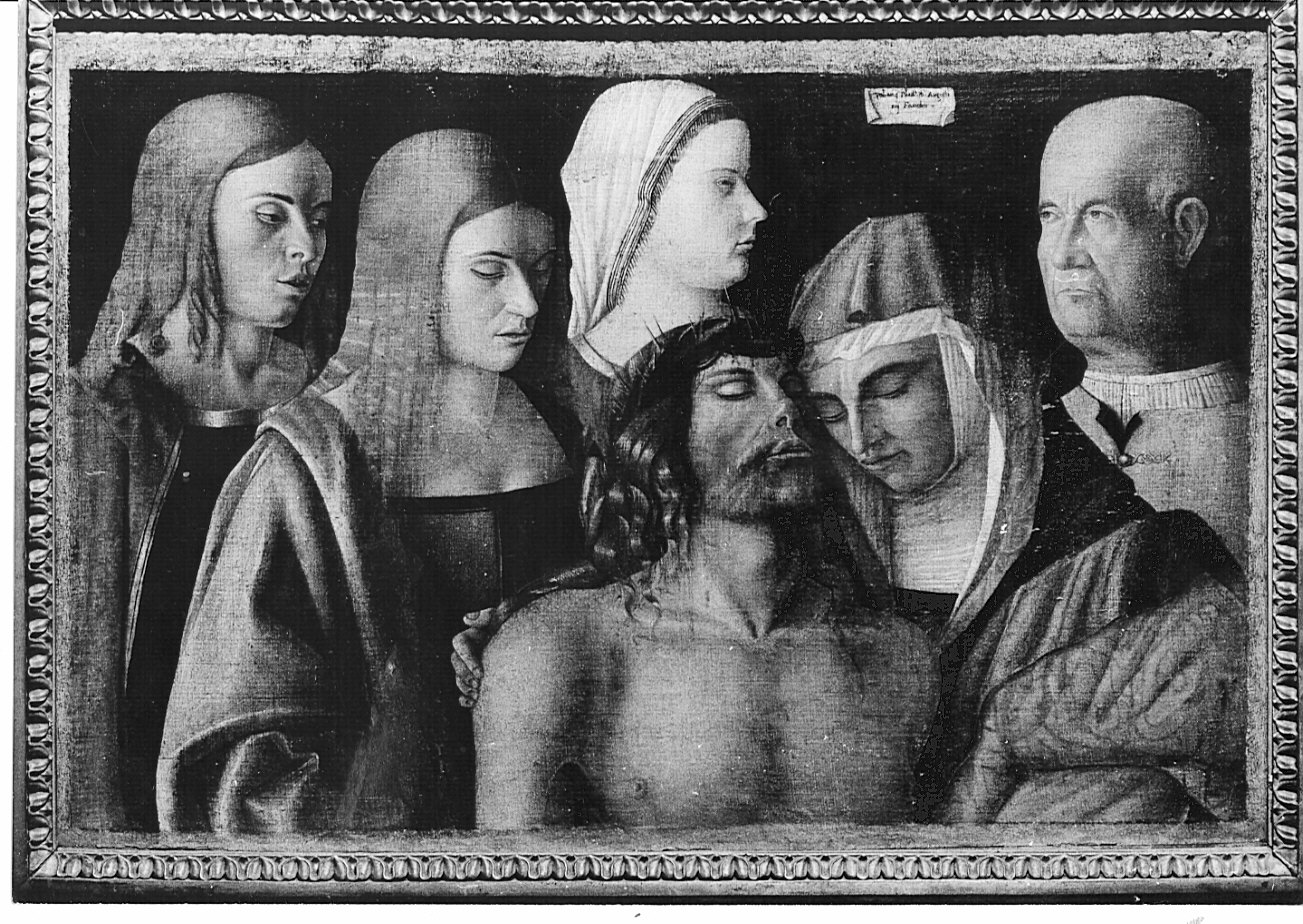 Pietà (dipinto, opera isolata) di De Agostini Giovanni Paolo (attribuito) (primo quarto sec. XVI)