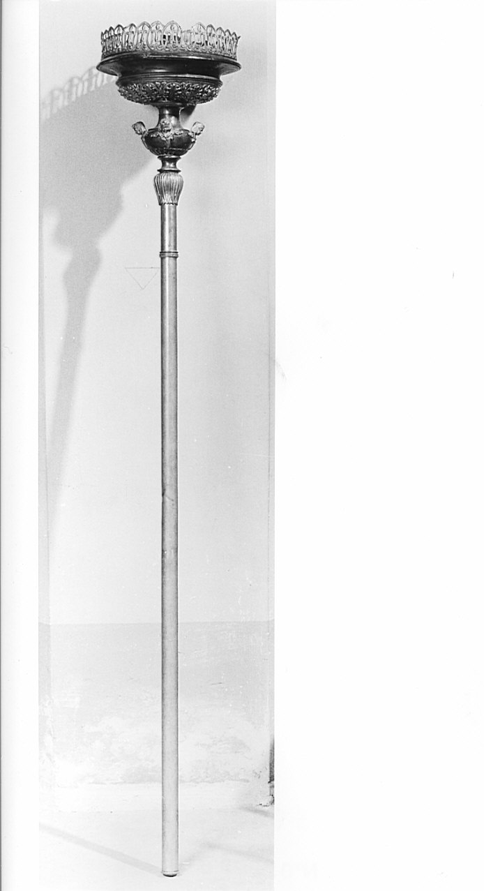 candelabro portatile, serie - bottega lombarda (sec. XIX)