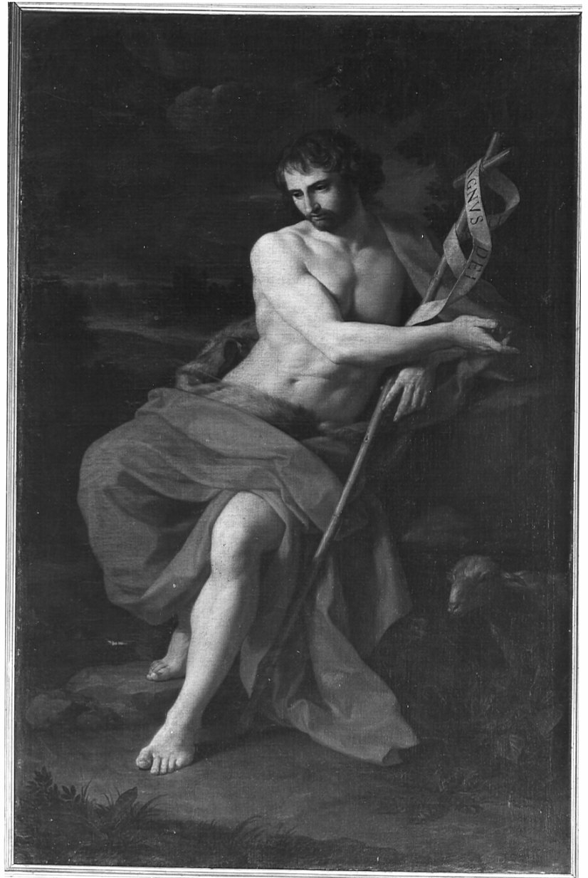 San Giovanni Battista (dipinto, opera isolata) - ambito lombardo (sec. XVII, sec. XVIII)