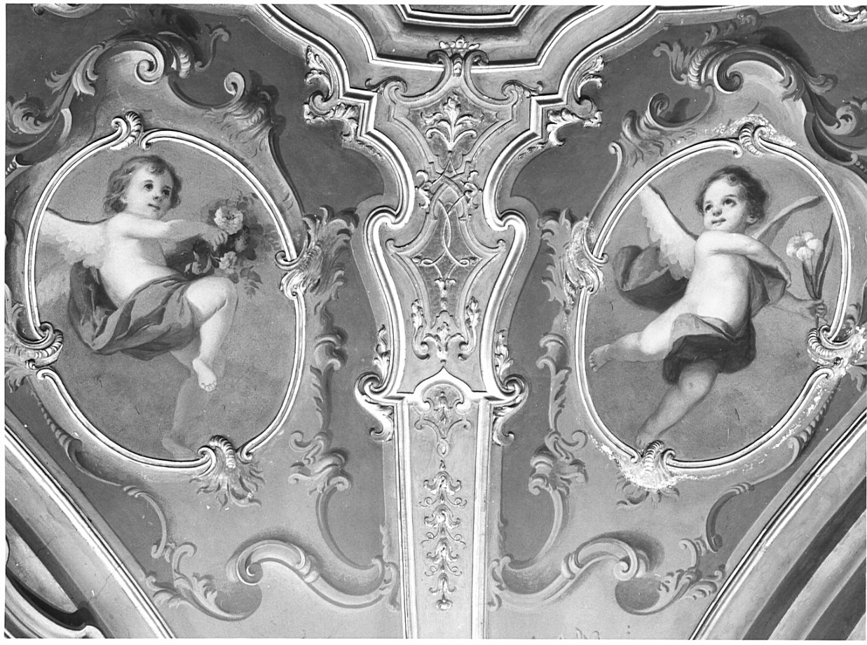 angeli (dipinto, elemento d'insieme) di Cucchi Giovanni Antonio (attribuito) (prima metà sec. XVIII)