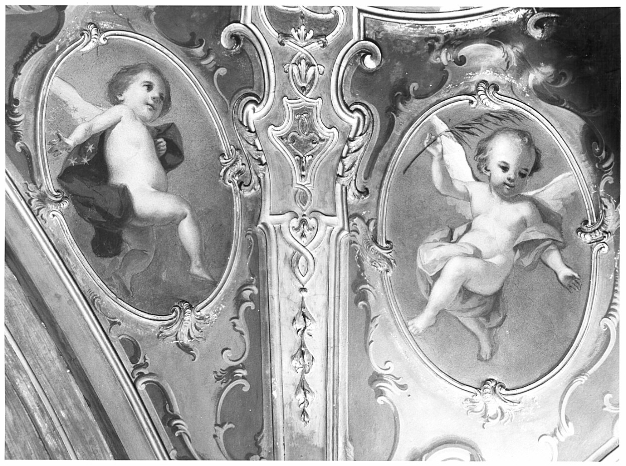 angeli (dipinto, elemento d'insieme) di Cucchi Giovanni Antonio (attribuito) (prima metà sec. XVIII)