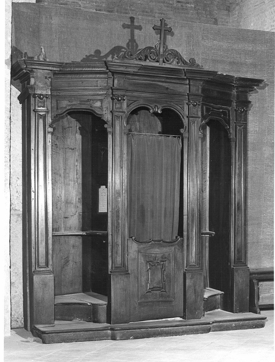 confessionale, opera isolata - bottega lombarda (sec. XIX)