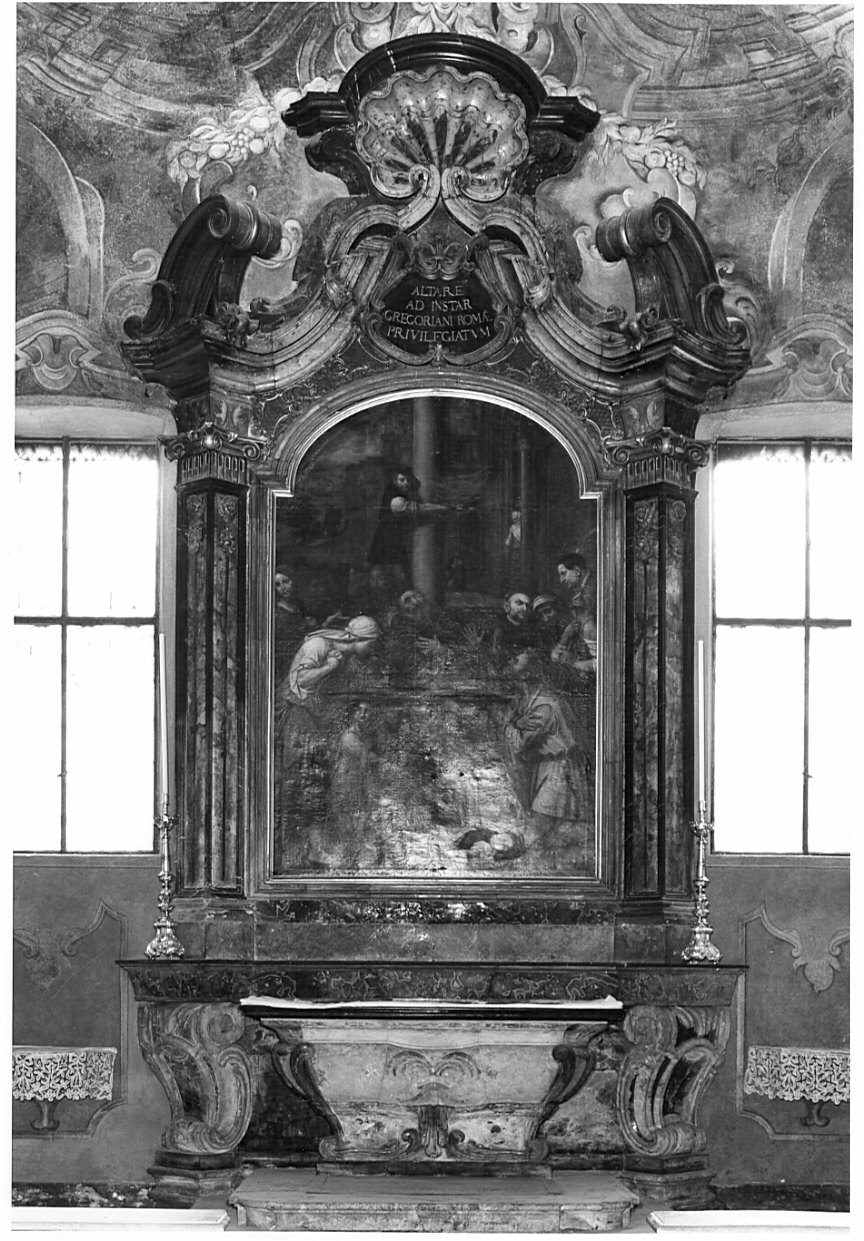 altare, complesso decorativo - bottega lombarda (prima metà sec. XVIII)