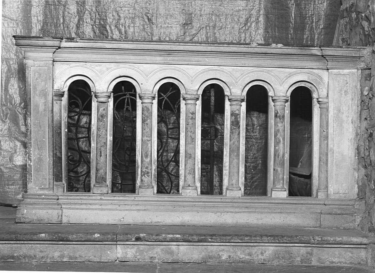 balaustrata, opera isolata - bottega lombarda (sec. XIX)