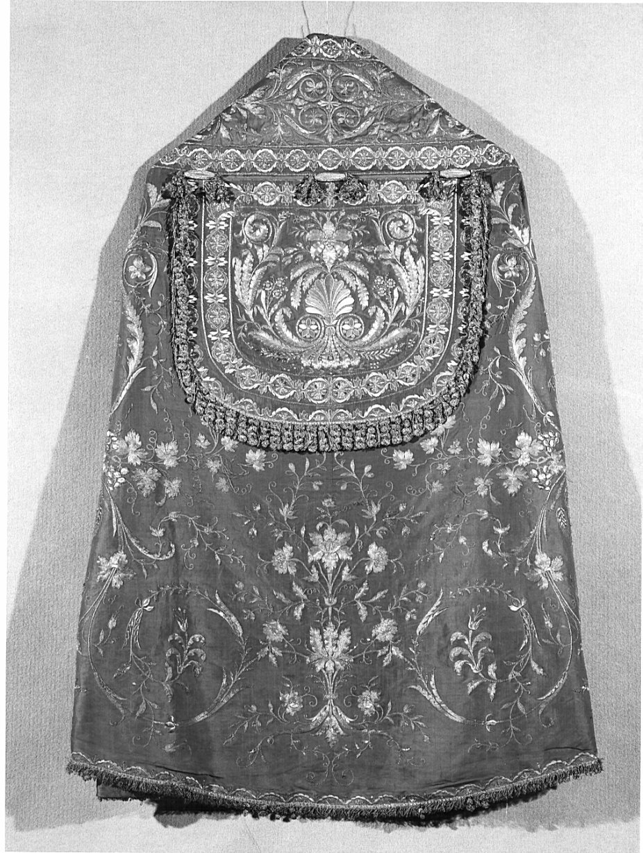 paramento liturgico, insieme - manifattura italiana (fine/inizio secc. XVIII/ XIX)