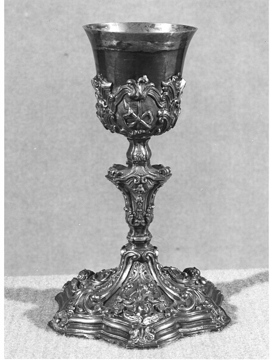 calice, opera isolata - bottega lombarda (metà sec. XVIII)