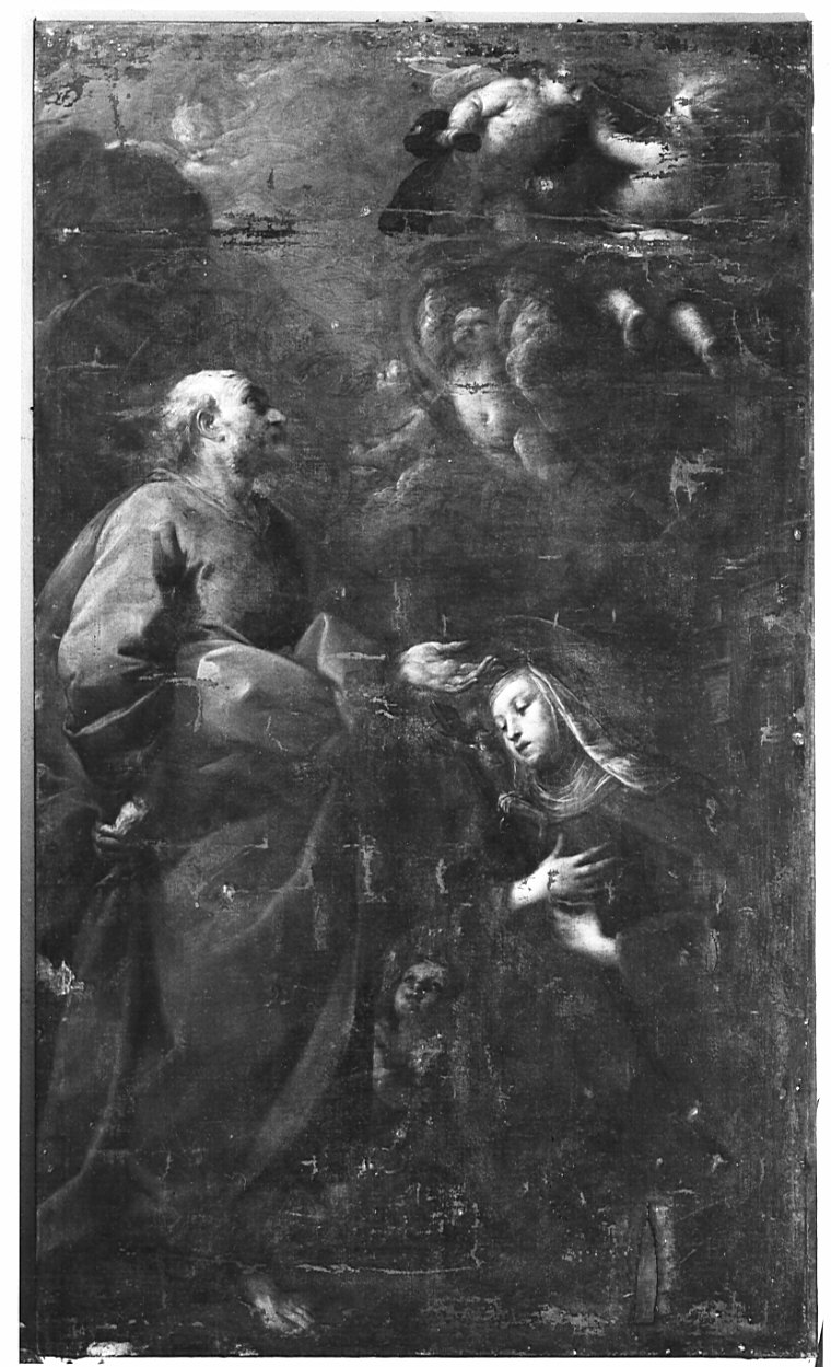 San Pietro/ Santa Chiara (dipinto, opera isolata) di Nuvolone Carlo Francesco (attribuito) (metà sec. XVII)