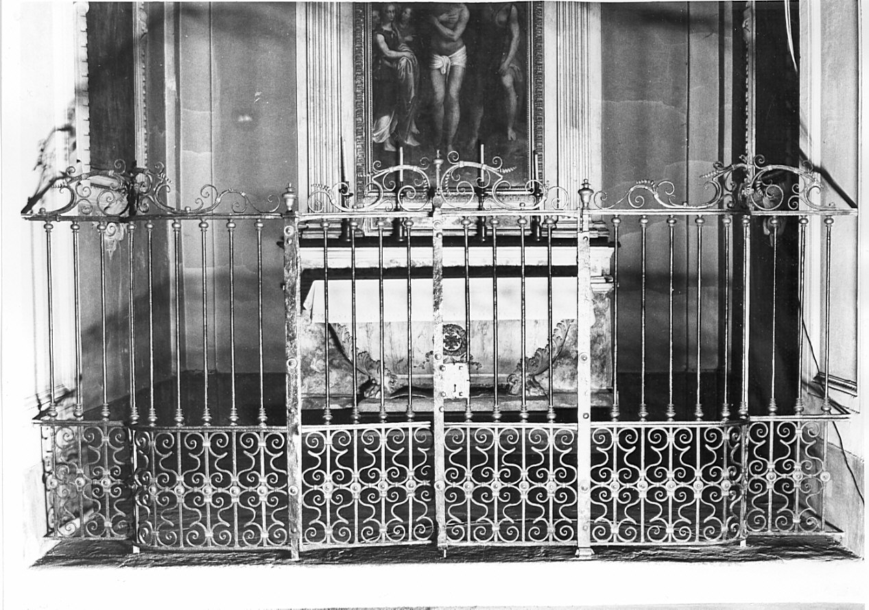 cancellata, opera isolata - bottega lombarda (ultimo quarto sec. XVIII)