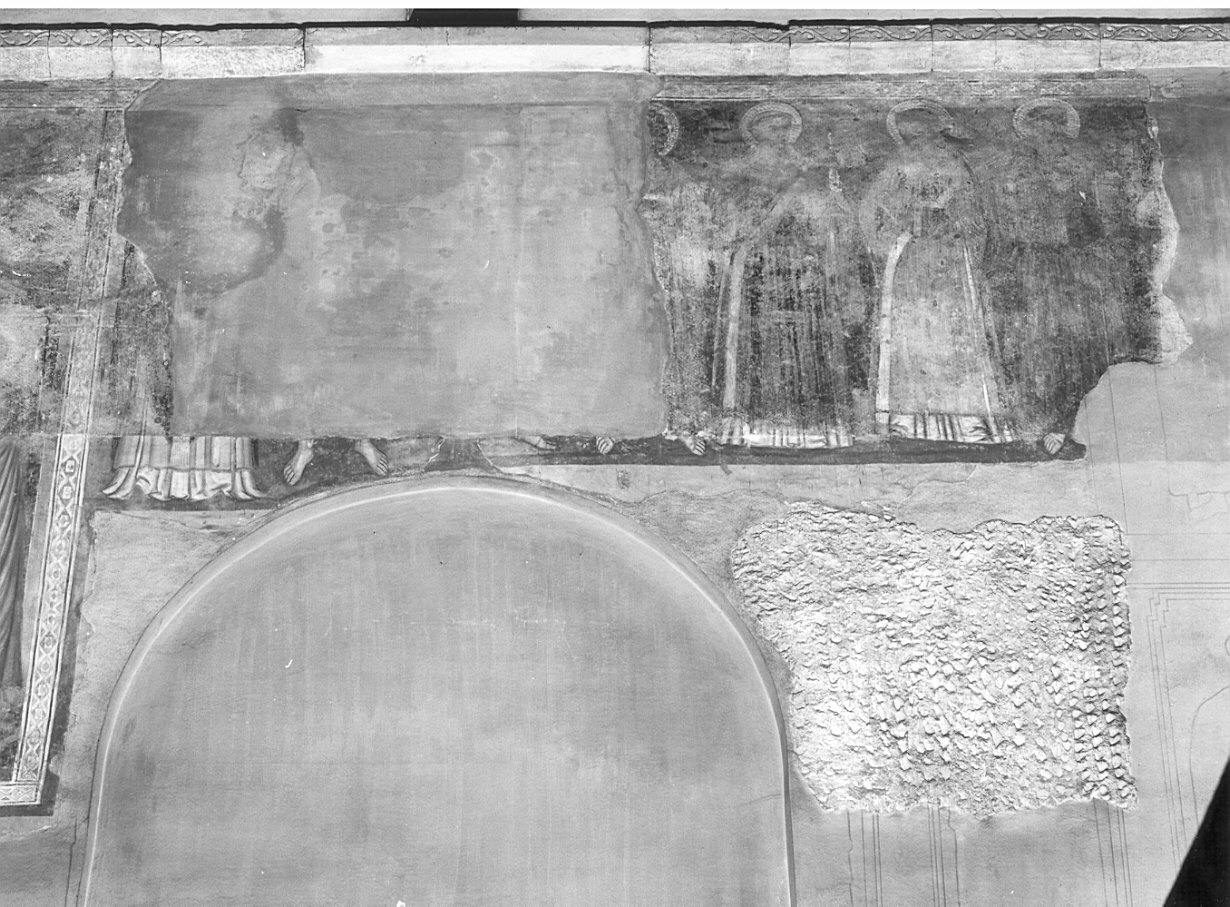 Santi (dipinto, opera isolata) - ambito lombardo (prima metà sec. XIV)