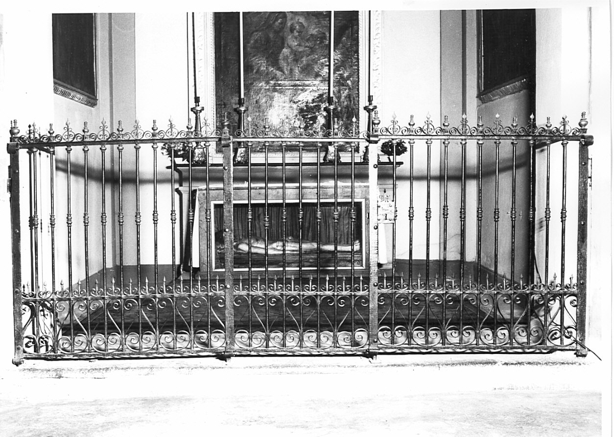 cancellata, opera isolata - bottega lombarda (ultimo quarto sec. XIX)