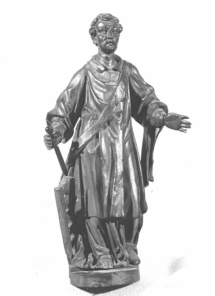 San Lorenzo (statuetta, elemento d'insieme) di Garavaglia Carlo (sec. XVII)