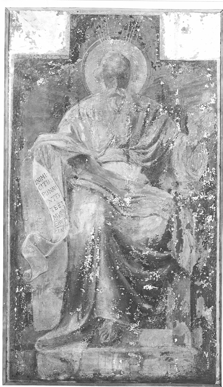 Dio Padre benedicente (dipinto, opera isolata) - ambito lombardo (seconda metà sec. XVI)