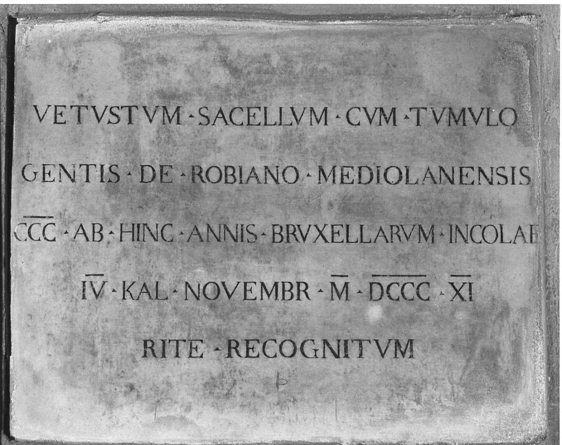 lapide, opera isolata - bottega lombarda (sec. XIX)