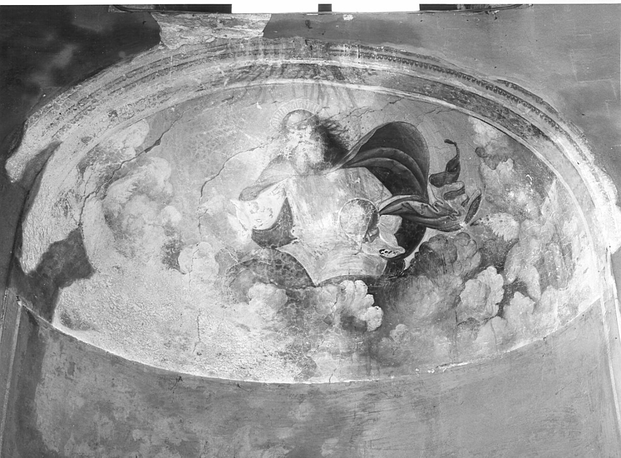 Dio Padre benedicente (dipinto, opera isolata) - ambito lombardo (metà sec. XVI)