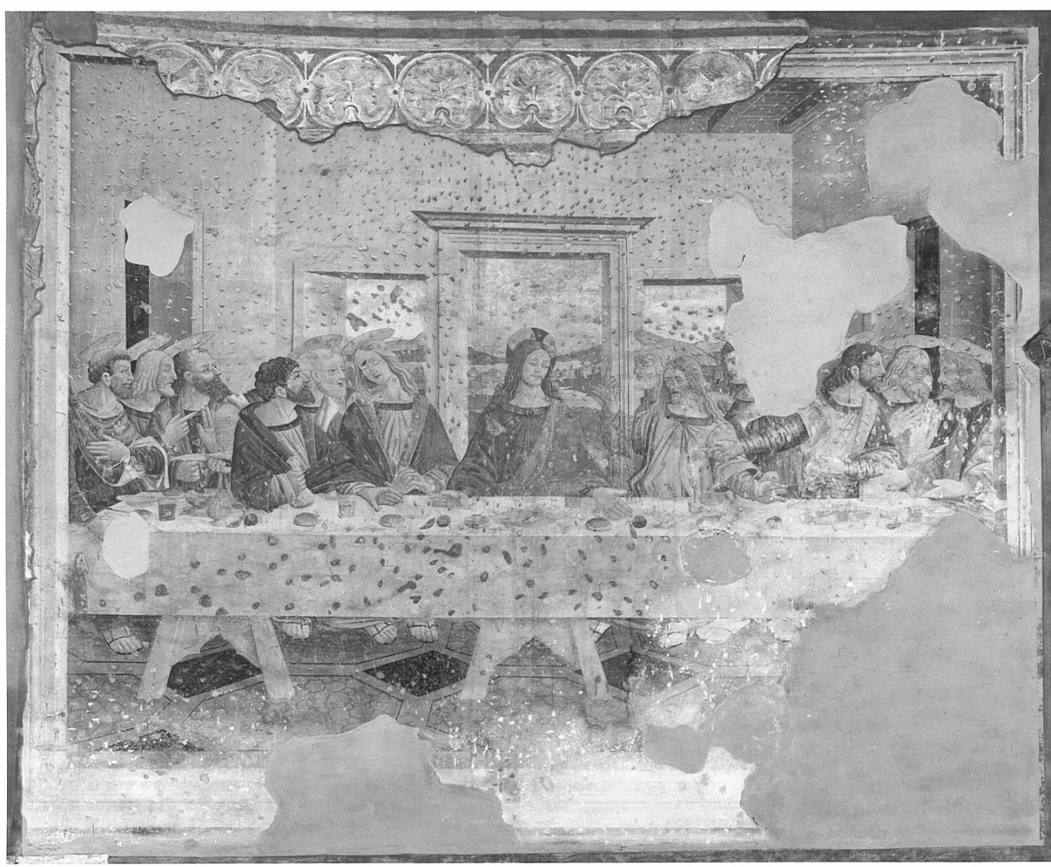 ultima cena (dipinto, opera isolata) - ambito lombardo (inizio sec. XVI)