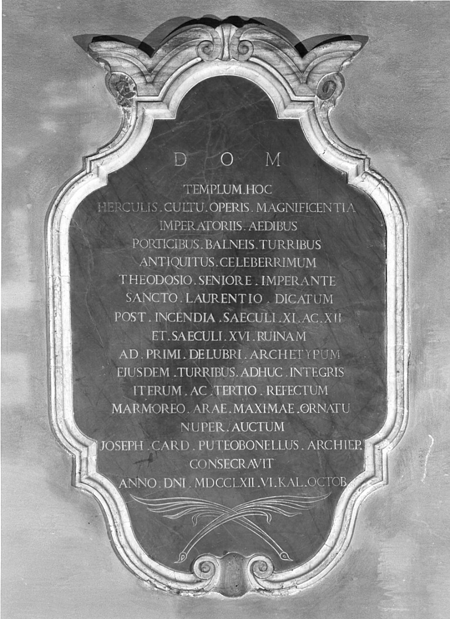 lapide, opera isolata - bottega lombarda (sec. XVIII)