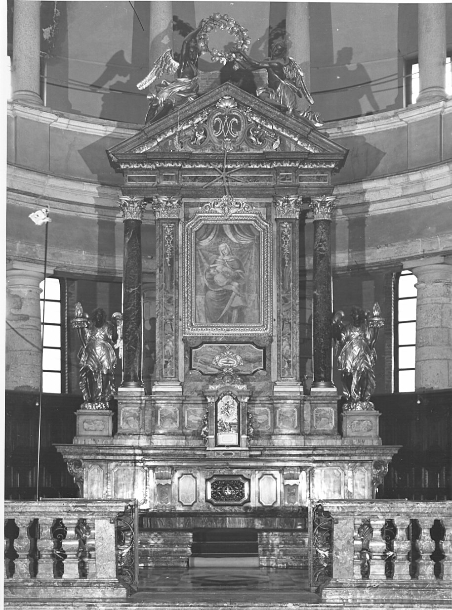 altare maggiore, complesso decorativo di Garavaglia Carlo (sec. XVII)