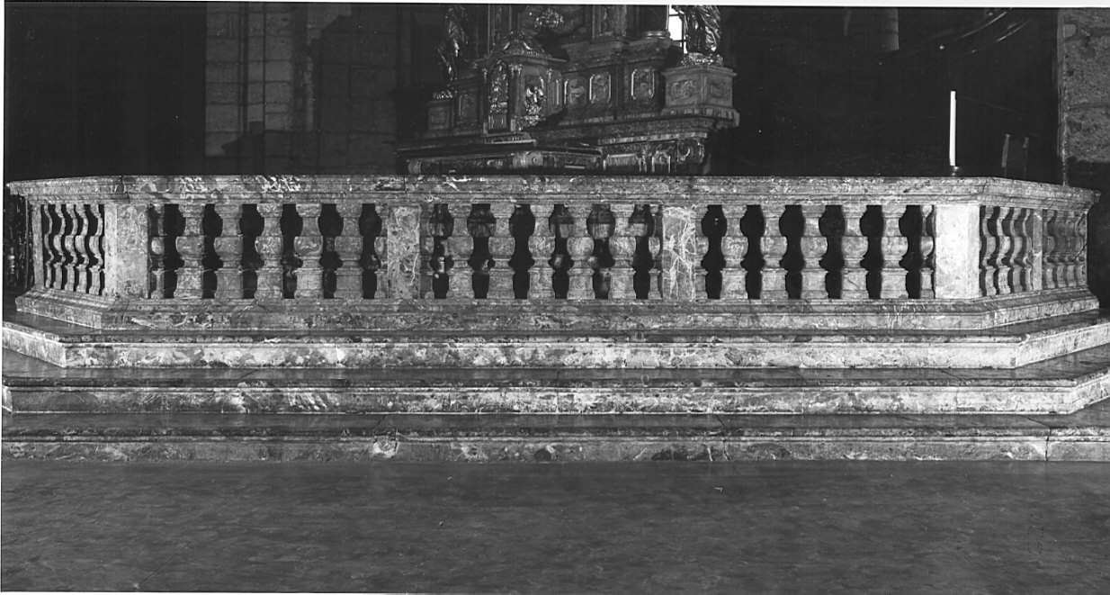 balaustrata, opera isolata - bottega lombarda (sec. XVII)