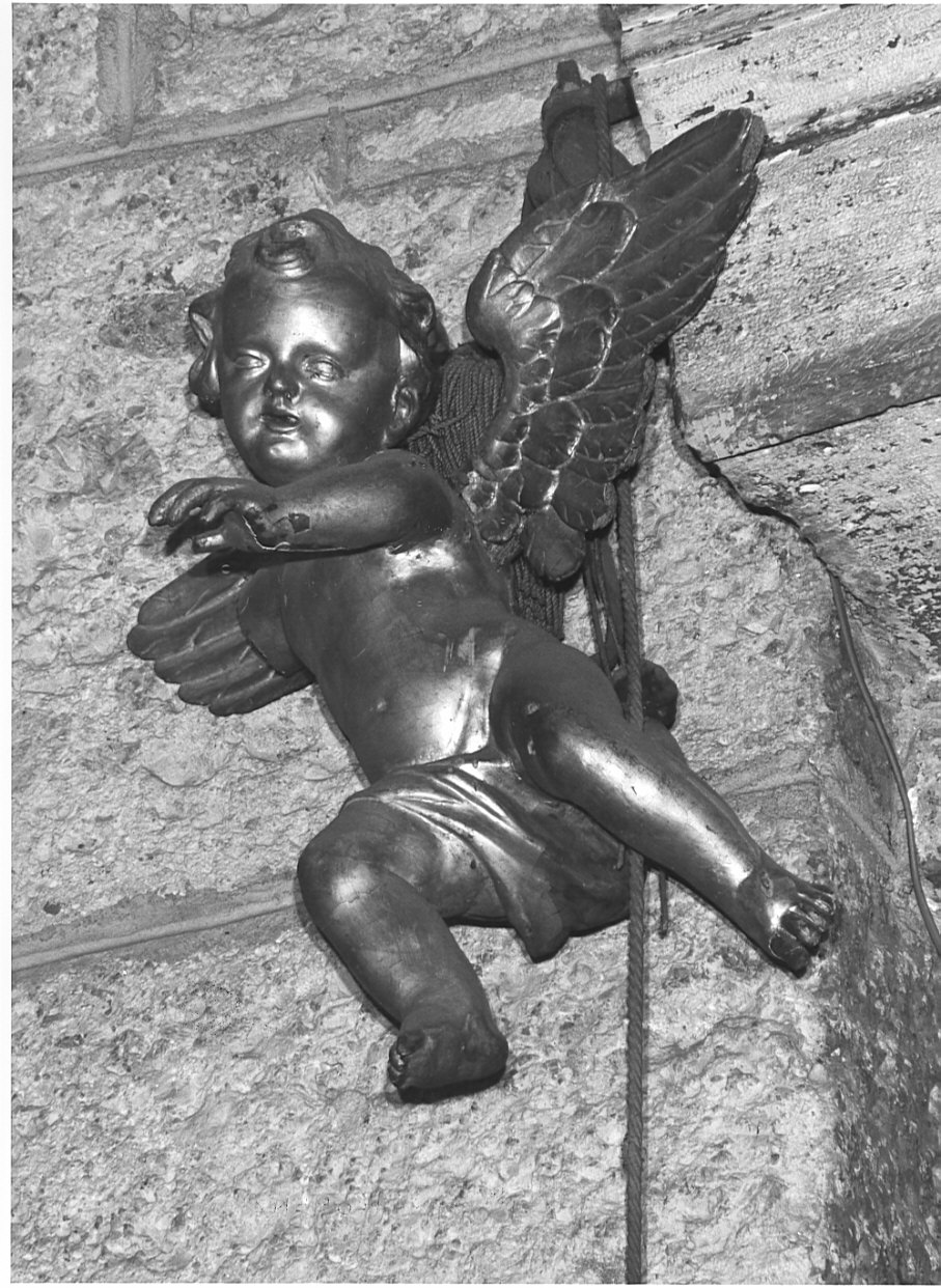 angioletto (statuetta, pendant) - bottega lombarda (sec. XVII)