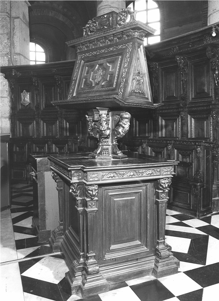 leggio, opera isolata - bottega lombarda (sec. XX)