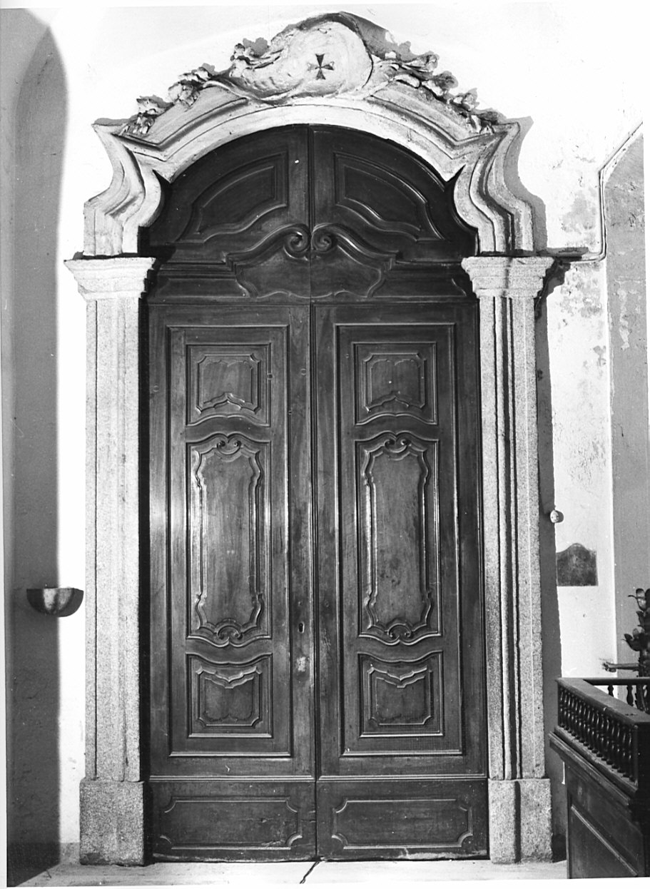 porta - a due battenti, opera isolata - bottega lombarda (sec. XVIII)