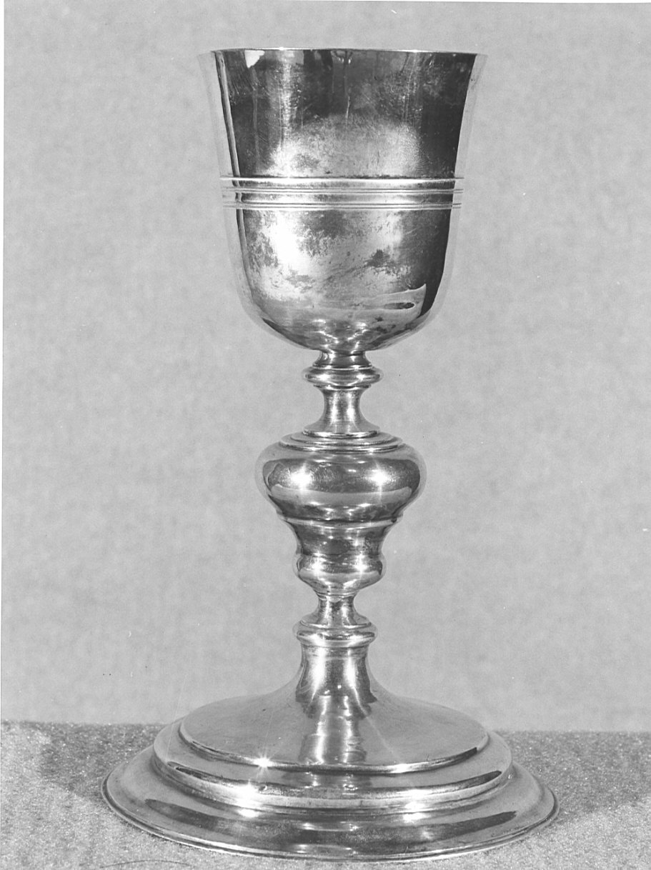 calice, opera isolata - bottega veneta (metà sec. XVIII)
