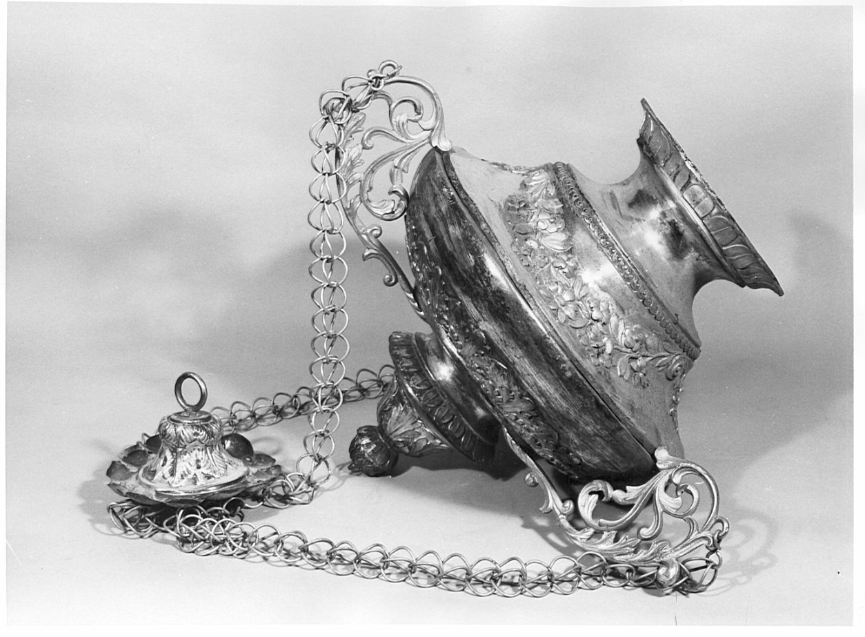 lampada pensile, serie - bottega lombarda (prima metà sec. XIX)