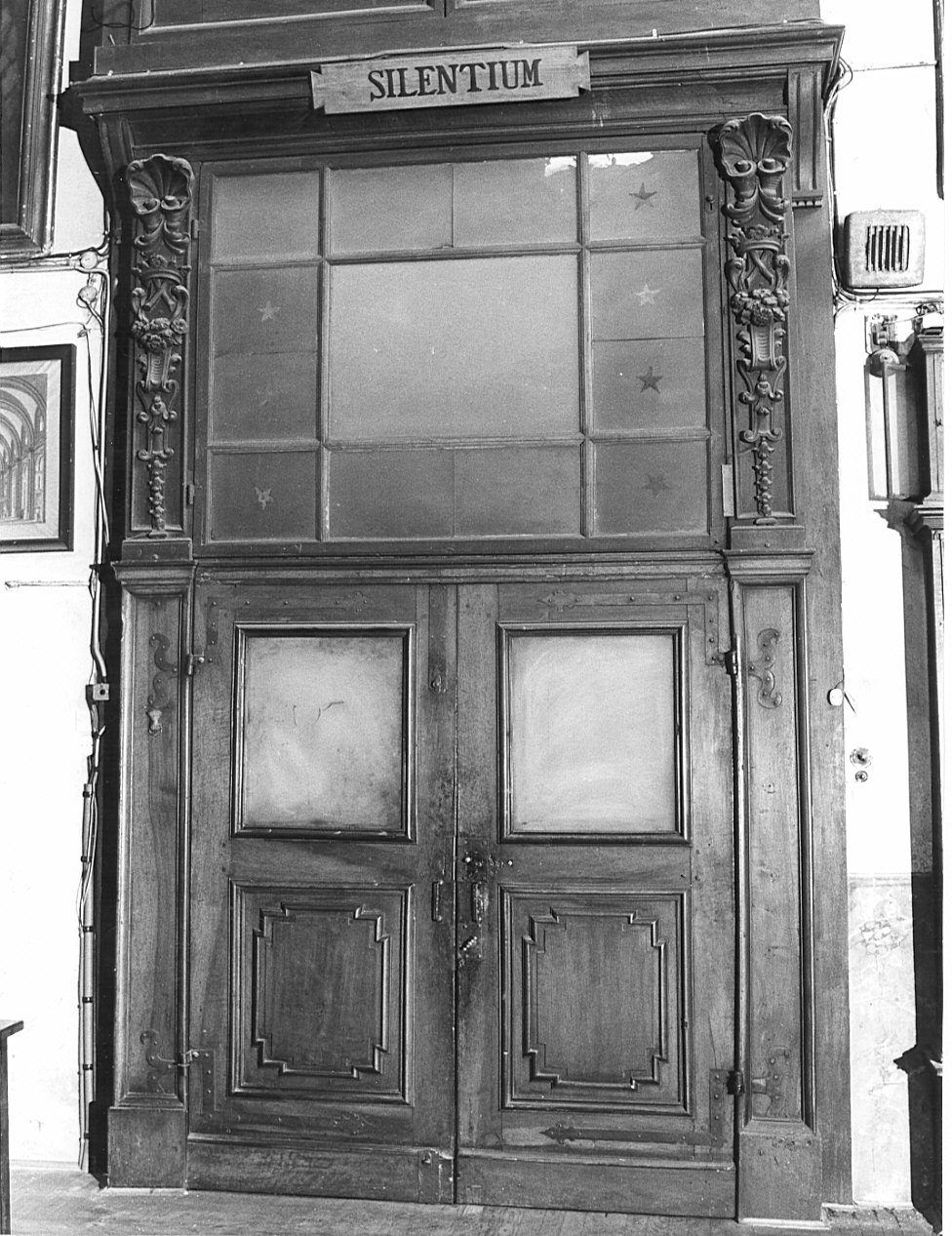 porta - ad un battente, opera isolata di Bianchi Francesco (sec. XVIII)