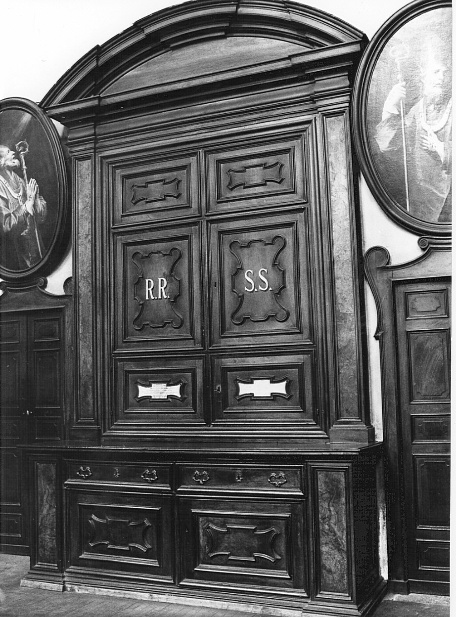 armadio, coppia - bottega lombarda (sec. XVIII)