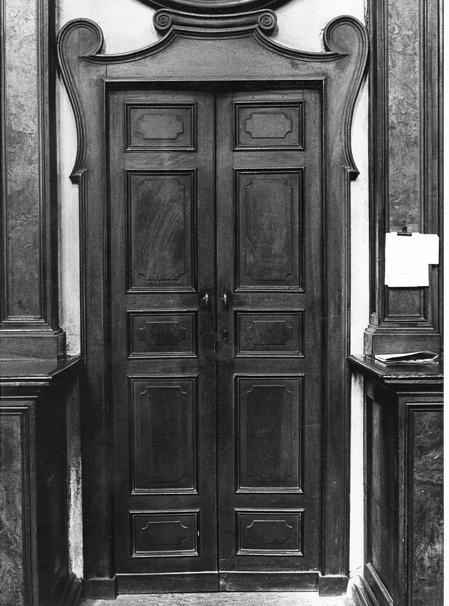 porta - a due battenti, coppia - bottega lombarda (sec. XIX)