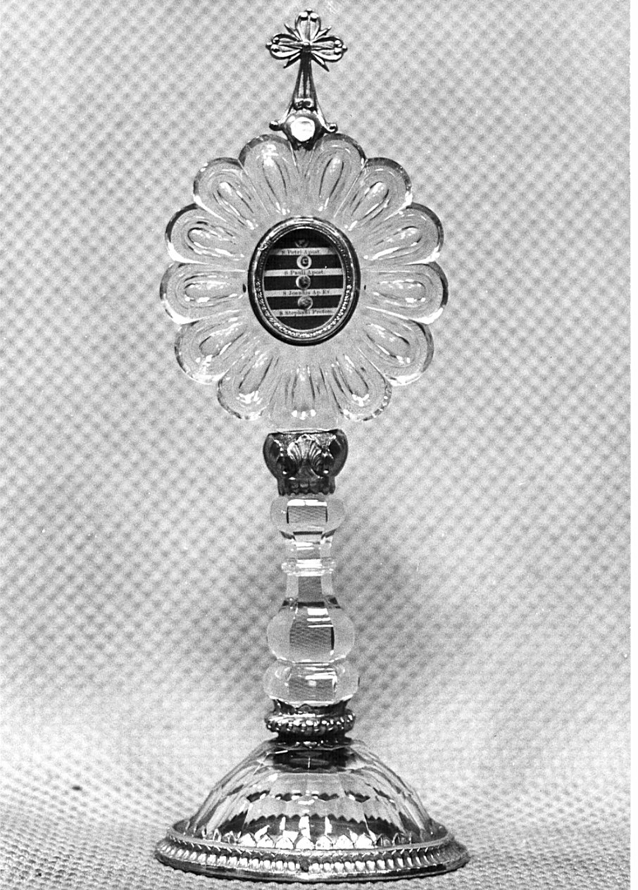 reliquiario - a ostensorio, opera isolata - bottega lombarda (prima metà sec. XIX)