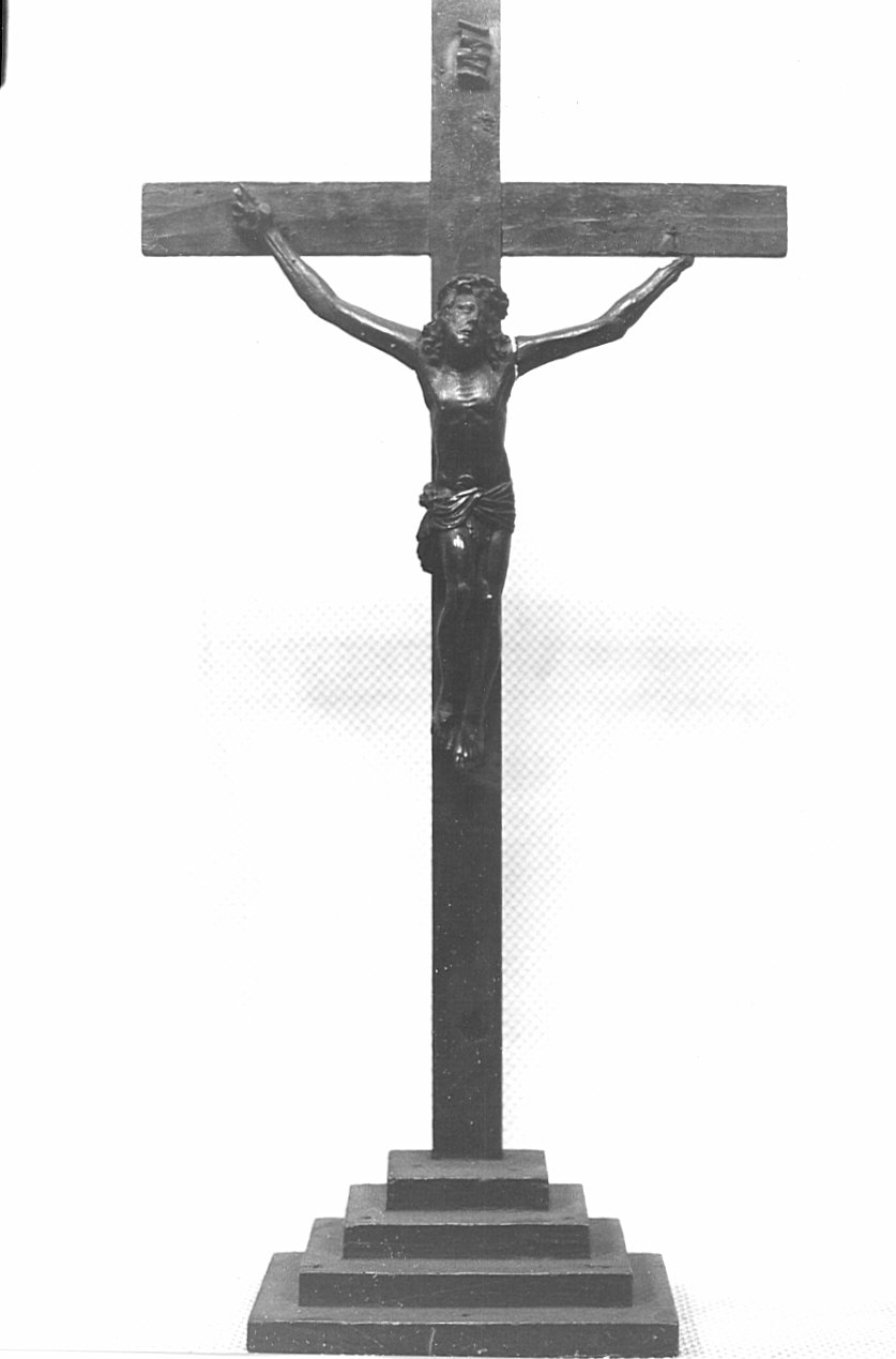 croce d'altare, opera isolata - bottega lombarda (metà sec. XIX)