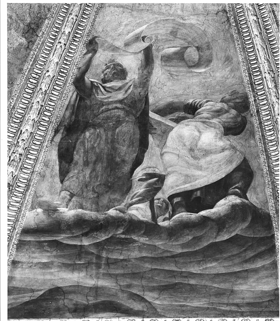 profeta e sibille (dipinto, elemento d'insieme) di Lomazzo Giovan Paolo (sec. XVI)