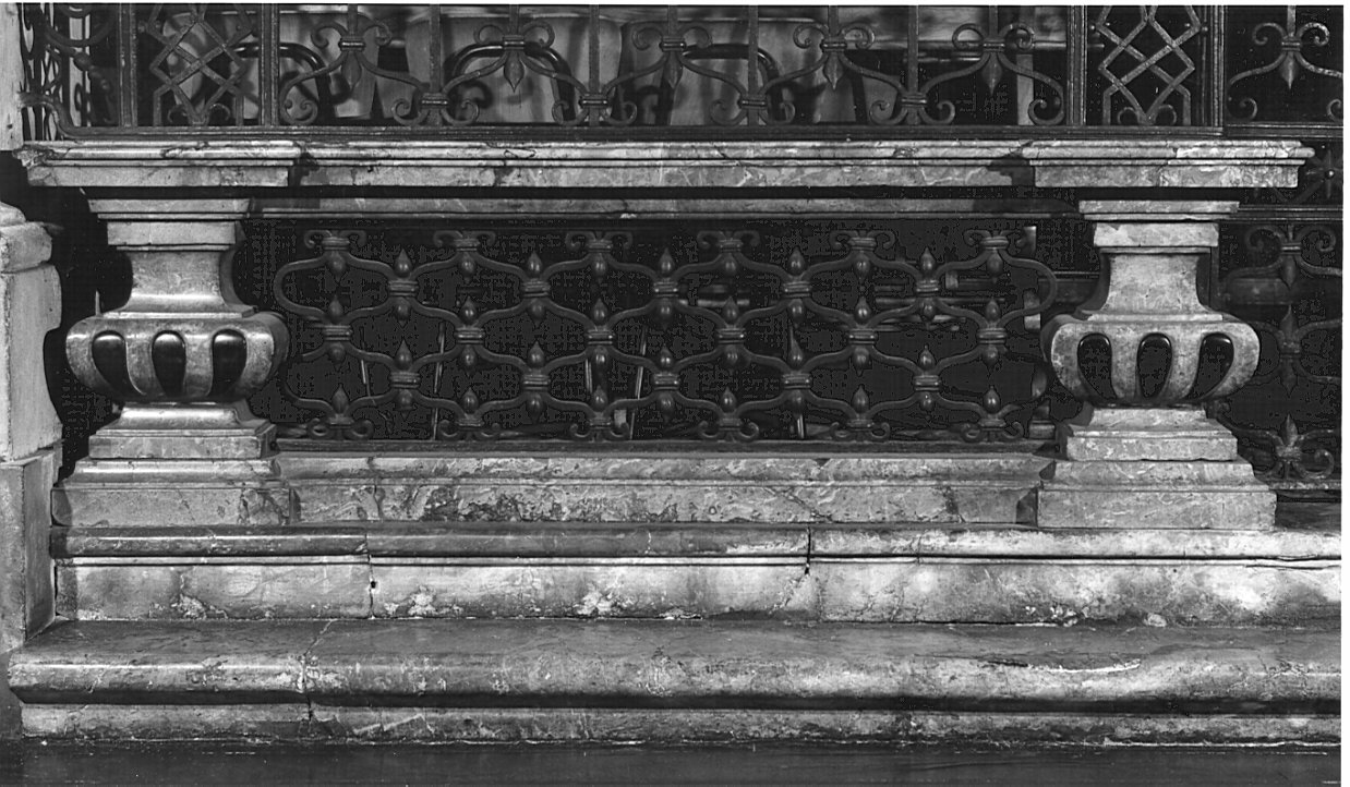 balaustrata, opera isolata - bottega lombarda (prima metà sec. XVIII)