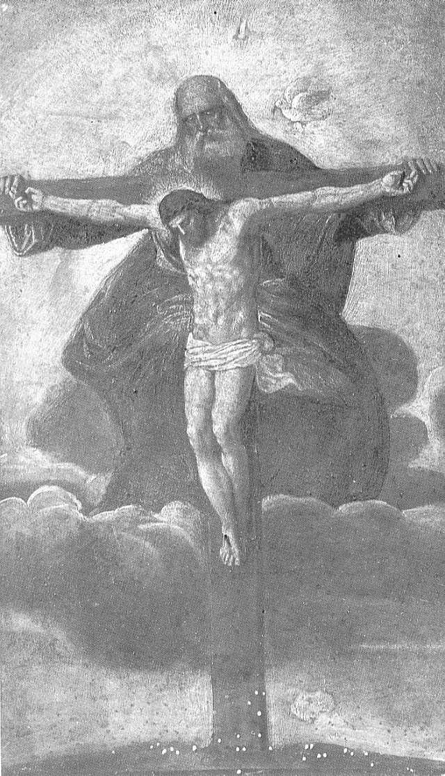 Trinità, Trinità (dipinto, opera isolata) di Vecellio Cesare (sec. XVI)