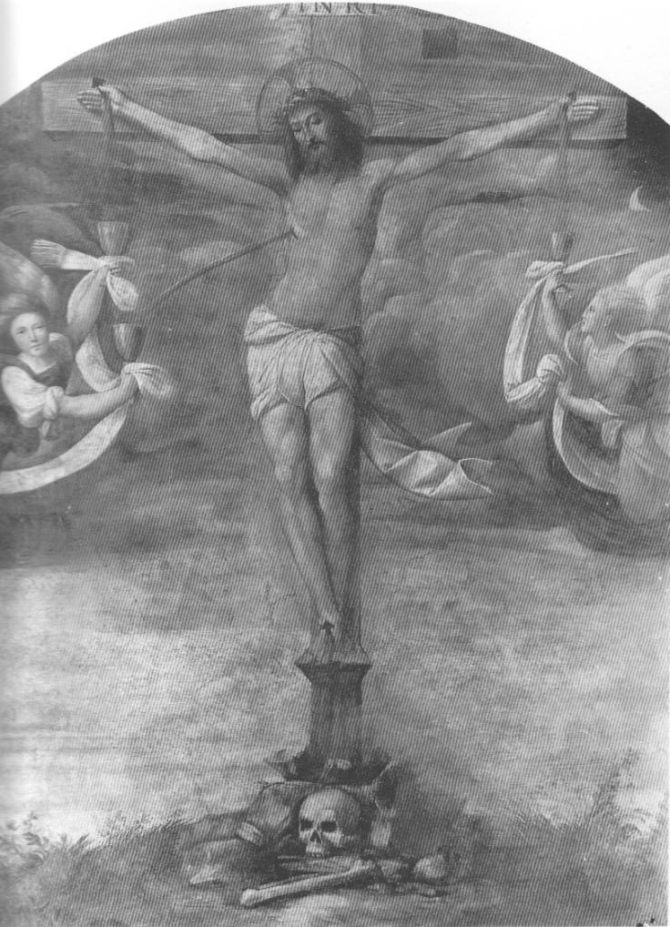 Cristo crocifisso, Crocifissione di Cristo (dipinto, opera isolata) di Tisi Benvenuto detto Garofalo (sec. XVI)