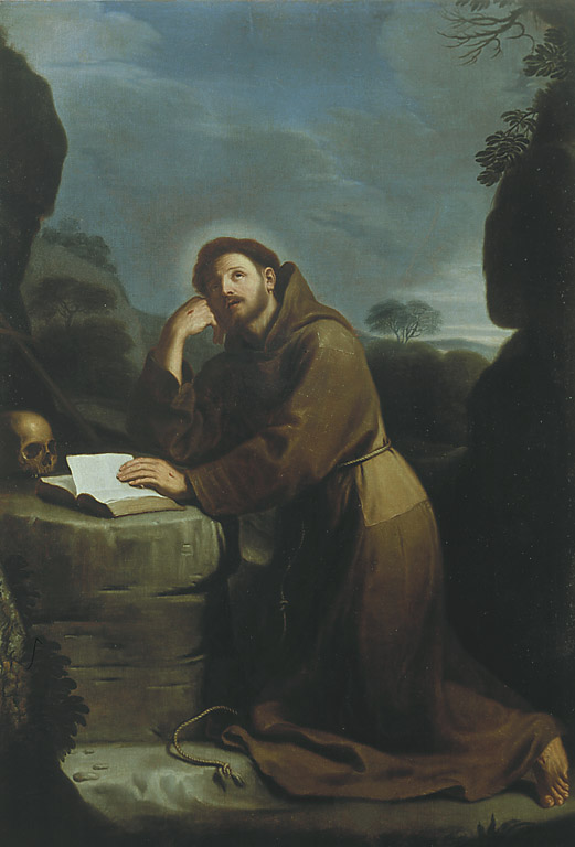 San Francesco, San Francesco (dipinto, opera isolata) di Barbieri Giovan Francesco detto Guercino (scuola) (sec. XVII)
