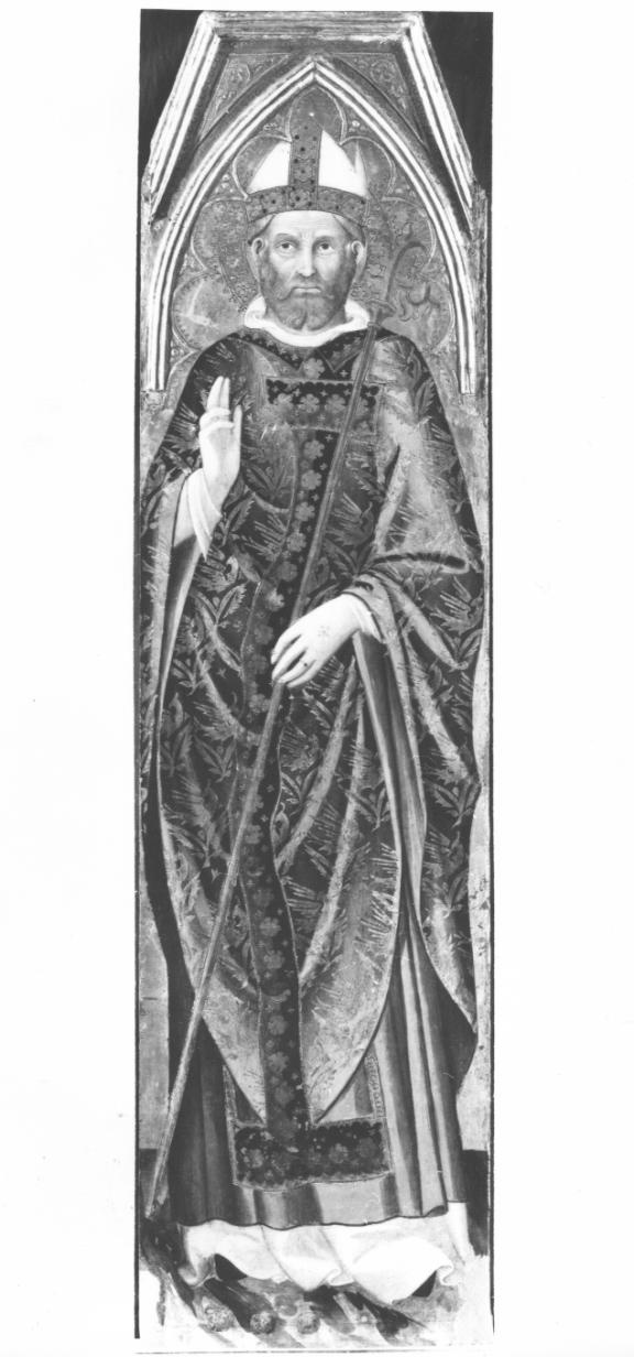Sant'Agostino, Sant'Agostino (scomparto di polittico, elemento d'insieme) di Andrea di Bartolo, Giorgio di Andrea (sec. XV)