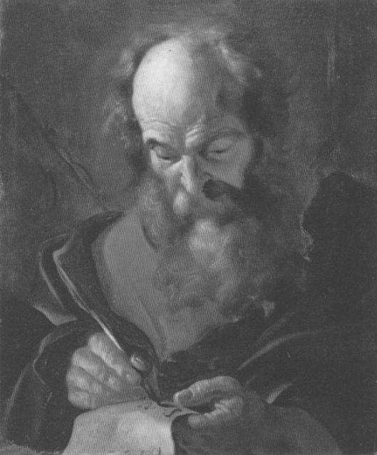 Santo Evangelista, Santo Evangelista (dipinto, elemento d'insieme) - ambito Italia centrale (seconda metà sec. XVII)