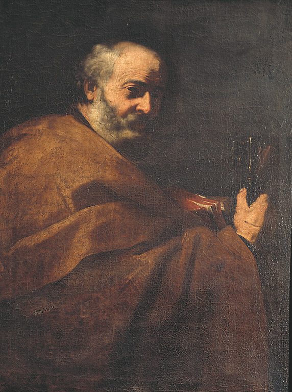 San Pietro, San Pietro (dipinto, opera isolata) di De Ribera Jusepe detto Spagnoletto (attribuito) (sec. XVII)