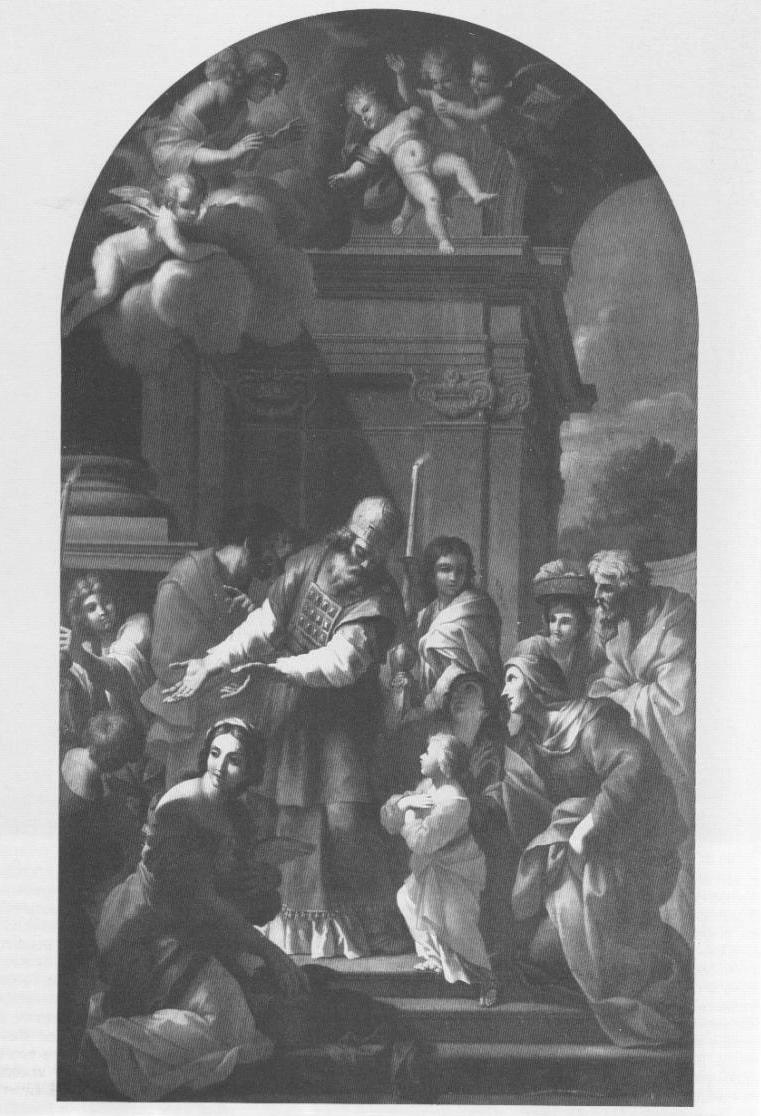 Presentazione di Maria al tempio, presentazione di Maria Vergine al tempio (pala d'altare, opera isolata) di Vanvitelli Luigi (sec. XVIII)