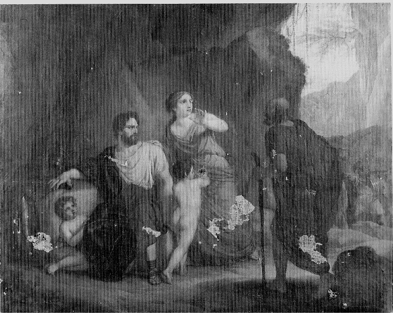 Scena storica, scena storica (dipinto, opera isolata) di Appiani Andrea detto Appiani il Giovane (sec. XIX)