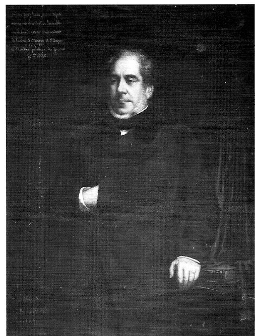 Ritratto di Léonard Joseph Havin, ritratto d'uomo (dipinto, opera isolata) di Bonnegrace Charles-Adolphe (sec. XIX)