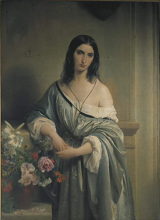 Malinconia, Malinconia (dipinto, opera isolata) di Hayez Francesco (sec. XIX)