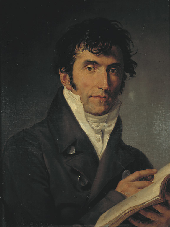 Ritratto di Gaetano Cattaneo, ritratto di Gaetano Cattaneo (dipinto, opera isolata) di Palagi Pelagio (sec. XIX)