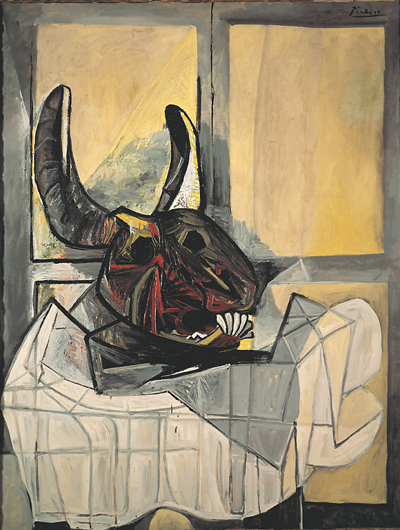 Testa di toro, testa di toro (dipinto, opera isolata) di Picasso Pablo (sec. XX)