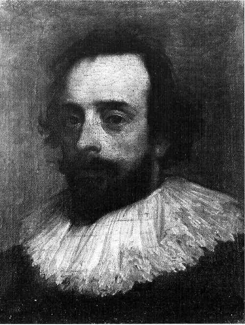 Ritratto del pittore Antoine van Opstal, ritratto di pittore (van Opstal Antoine) (dipinto, opera isolata) di Van Dyck Antoon (maniera) (sec. XVII)