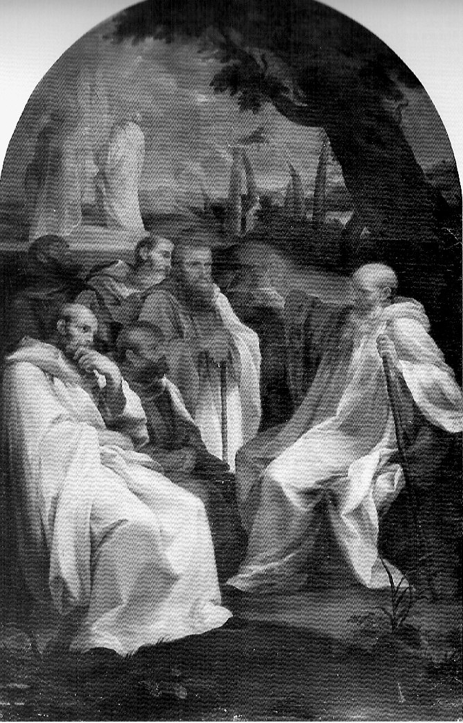 Visione di San Romualdo, visione di San Romualdo (dipinto, opera isolata) di Subleyras Pierre (sec. XVIII)