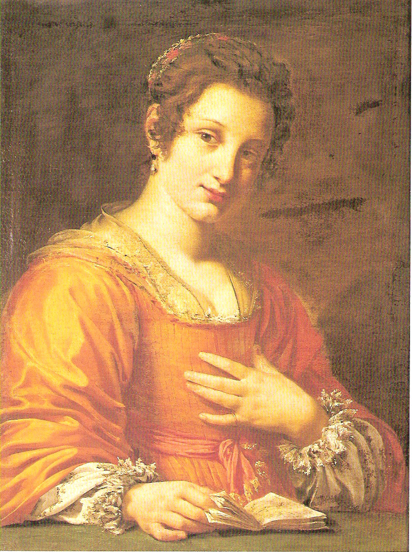 Ritratto di giovane donna, ritratto di donna (dipinto, opera isolata) di Vouet Simon (attribuito) (sec. XVII)