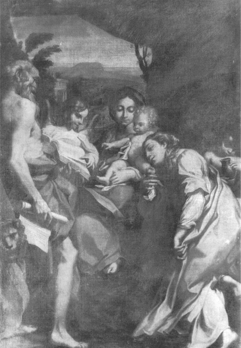 Madonna con Bambino, San Gerolamo e Santa Caterina, Madonna con Bambino, San Girolamo e Santa Caterina (dipinto, opera isolata) di Allegri Antonio detto Correggio (scuola) (sec. XVI)